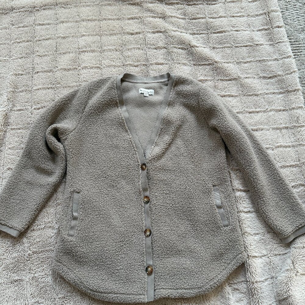 Ugg Koolaburra fleece sweater cardigan button down long sleeve NEW without tags